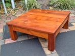 salontafel teak bijzettafel hout tafel, Huis en Inrichting, Ophalen, Vierkant, 50 tot 100 cm, Zo goed als nieuw