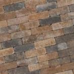betonwaaltjes bruin antraciet getrommelde waaltjes., Ophalen, Klinkers, Nieuw, 10 m² of meer