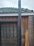 3x DSM Poortjes 1m breed, zwart gecoat, incl. palen, Tuin en Terras, Ophalen, Met poort, Nieuw, Dubbelstaafmat hekwerk