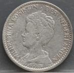 Zilveren 1 gulden 1914 Wilhelmina, Zilver, Koningin Wilhelmina, 1 gulden, Losse munt