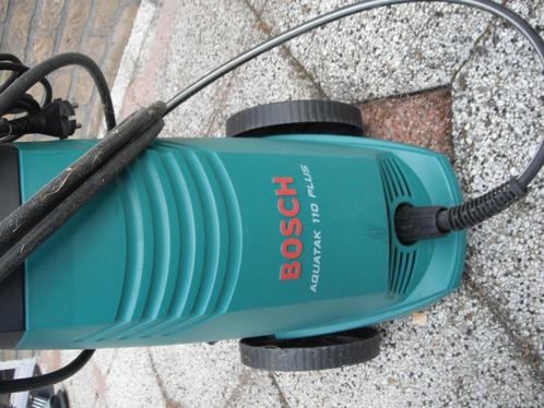 Hogedrukreiniger Bosch Aquatak 110 PLUS, Tuin en Terras, Hogedrukreinigers, Zo goed als nieuw, Elektrisch, Met autostop en -start