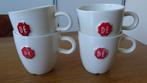 4 Koffiekopjes Van Douwe Egberts., Huis en Inrichting, Ophalen of Verzenden, Zo goed als nieuw, Overige stijlen, Kop(pen) en/of Schotel(s)