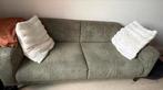 Olijfgroene comfort bank, Ophalen of Verzenden, Zo goed als nieuw, Vierpersoons of meer, Stof