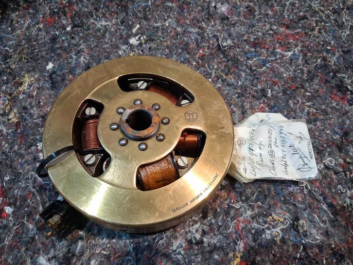 Vintage Bosch Bobine / Stator - gillet 250cc, Motoren, Onderdelen | Oldtimers, Gebruikt, Ophalen of Verzenden