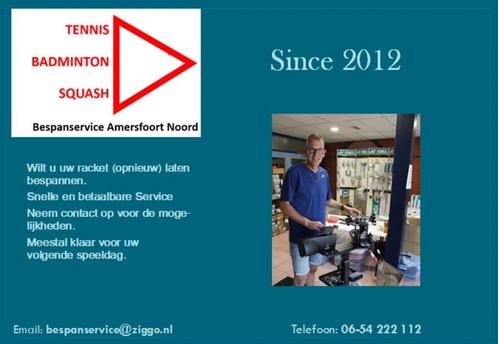 Tennis racket bespannen, Sport en Fitness, Tennis, Nieuw, Grip of Snaar, Overige merken, L2, Ophalen