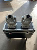 2x Showtec Phantom 65 witte LED movingheads in flightcase, Ophalen, Gebruikt, Licht