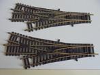 2 X 3 weg wissels, Gelijkstroom, Fleischmann, Rails, Ophalen of Verzenden