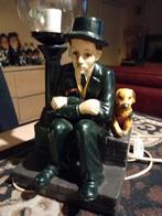 Charlie Chaplin met lamp en hond, Ophalen of Verzenden, Zo goed als nieuw