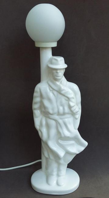 Om 1980 Retro Vintage Staande Lamp Tafellamp Man Lantaarn beschikbaar voor biedingen