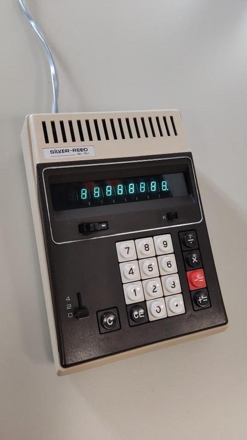 Silver Reed SE-50 Vintage Rekenmachine, Diversen, Rekenmachines, Gebruikt, Ophalen of Verzenden