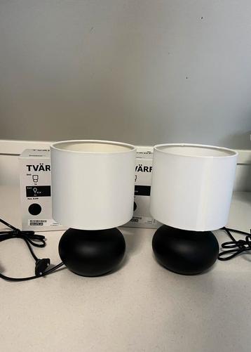 Tafellampjes zwart wit