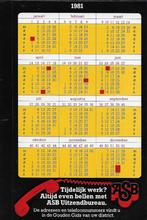 So127 sticker asb uitzendbureau 1981, Verzamelen, Stickers, Verzenden, Zo goed als nieuw