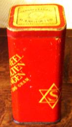 Aardappelmeel W.A. Scholten Groningen, zeldzaam oud blik., Verzamelen, Blikken, Ophalen of Verzenden, Gebruikt, Overige, Overige merken