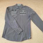 Zgan leuk overhemd M heren - Squadra Nazionale, Kleding | Heren, Ophalen of Verzenden, Zo goed als nieuw, Zwart, Halswijdte 39/40 (M)