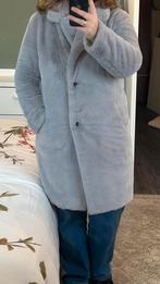 Esprit Nepbont Jas Grijs/Lichtblauw Maat 42, Ophalen of Verzenden, Zo goed als nieuw, Maat 42/44 (L), Grijs