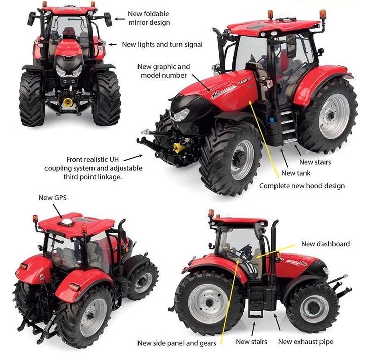 Case IH Puma 165 CVX Drive, Hobby en Vrije tijd, Modelauto's | 1:32, Nieuw, Tractor of Landbouw, Universal Hobbies, Ophalen of Verzenden