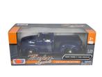 MotorMax Ford F-100 Pickup uit 1956 Donker Blauw 1:24, Hobby en Vrije tijd, Modelauto's | 1:24, Auto, Motormax, MotoMax, Nieuw