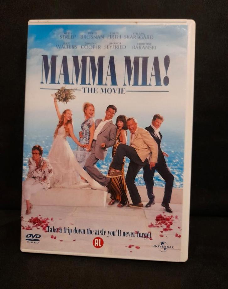 Film dvd film Mamma Mia! Meryl Streep Pierce Brosnan, Cd's en Dvd's, Dvd's | Klassiekers, Zo goed als nieuw, 1980 tot heden, Alle leeftijden