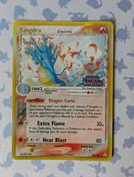 Kingdra reverse holo Logo Ex Holon Phantoms 10/110 Pokemon, Ophalen of Verzenden, Zo goed als nieuw, Losse kaart