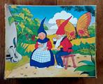 Van Nelle vintage legpuzzel - puzzel - Piggelmee en zijn Vro, Ophalen of Verzenden, Meer dan 50 stukjes, Gebruikt, 6 jaar of ouder