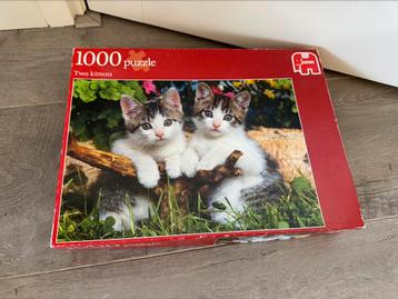 Legpuzzel - poezen - 1000 stukjes beschikbaar voor biedingen