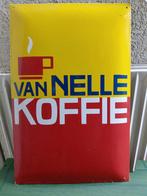Vintage Van Nelle Koffie Emaille Reclamebord, Verzamelen, Ophalen of Verzenden, Gebruikt, Reclamebord