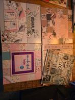 Scrapbooking Papier & Embellishments - Groot Pakket!, Ophalen of Verzenden, Gebruikt, Papier of Karton, Overige merken