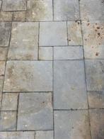 +/- 18m2 tuintegels (20x20, 20x40, 40x40, 60x40) - gratis, Ophalen, Gebruikt, Beton, Terrastegels