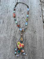 Handgemaakte gekleurde ketting van het merk Konplott, Sieraden, Tassen en Uiterlijk, Ophalen of Verzenden, Zo goed als nieuw, Overige materialen