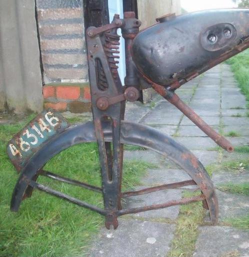 Springervork plus spatbord, Motoren, Onderdelen | Oldtimers, Gebruikt, Ophalen of Verzenden