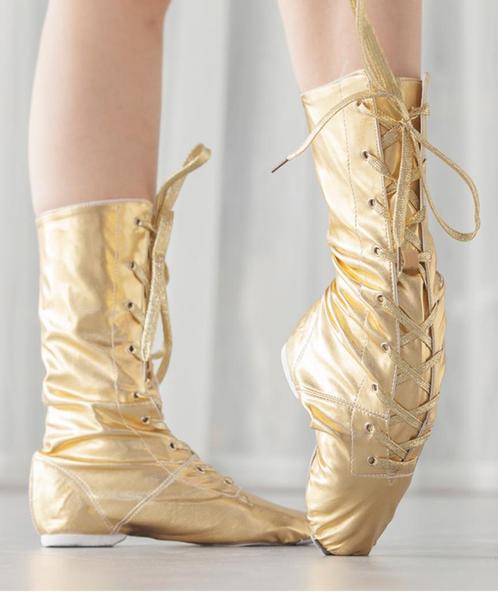 Gouden dames jazzlaarzen hoge jazz laarzen dans danslaarzen, Kleding | Dames, Schoenen, Nieuw, Dansschoenen, Verzenden
