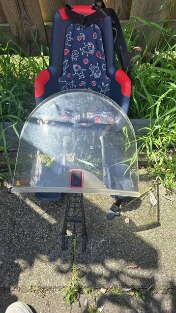 Kinderfietsstoel bobike voorzitje + Windsherm beschikbaar voor biedingen