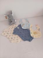 Luxe Kraamcadeau Pakket | Knuffel, Rompertjes & Slabbetjes |, Kinderen en Baby's, Babykleding | Maat 50, Ophalen of Verzenden