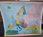 Nette schoolkaart landkaart Europa, Antiek en Kunst, Antiek | Schoolplaten, Ophalen of Verzenden