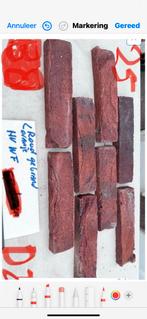 Mooi partij vecht formaat metselstenen./ en steen strips, Ophalen, Zo goed als nieuw, Bakstenen