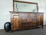 Teak houten dressoir, Ophalen, Gebruikt, Teakhout, 25 tot 50 cm