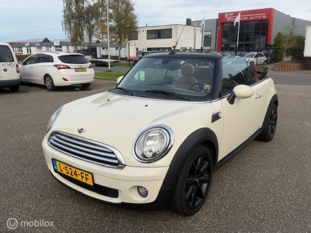 Mini Cabrio 1.6 Cooper Chili Gereviseerde motor!, Auto's, Mini, Bedrijf, Te koop, Cabrio, ABS, Airbags, Airconditioning, Alarm