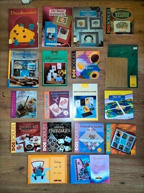 Diverse (17) (doe)boekjes kaarten maken, samen €18,50, Hobby en Vrije tijd, Kaarten | Zelf maken, Zo goed als nieuw, Overige typen
