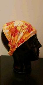 Oranje/rood/geel/wit zomers hoofddoekje, Kleding | Dames, Hoeden en Petten, Ophalen of Verzenden, Zo goed als nieuw, One size fits all
