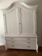 Kabinet kast wit 2 delen met legplanken en 3 lades, Ophalen