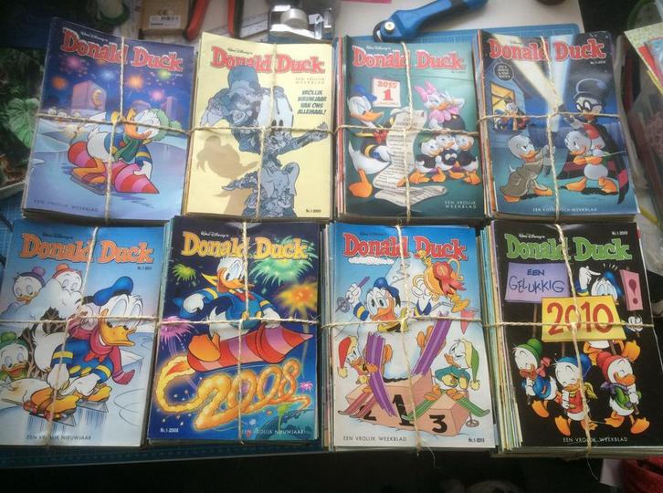 35 jaargangen Donald duck + pockets + dd extra, Boeken, Stripboeken, Gelezen, Complete serie of reeks, Ophalen of Verzenden