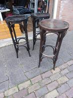 BARKRUKKEN THONET STIJL 3 STUKS AANWEZIG., Ophalen, Gebruikt, Met voetsteun, 60 tot 90 cm