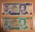 Twee biljetten uit Belize., Postzegels en Munten, Bankbiljetten | Amerika, Ophalen of Verzenden, Midden-Amerika, Setje