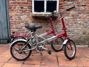Set van twee vouwfietsen beschikbaar voor biedingen