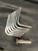 Aluminium Poten: 7 Haaks, 1 Verstelbaar, Ophalen of Verzenden