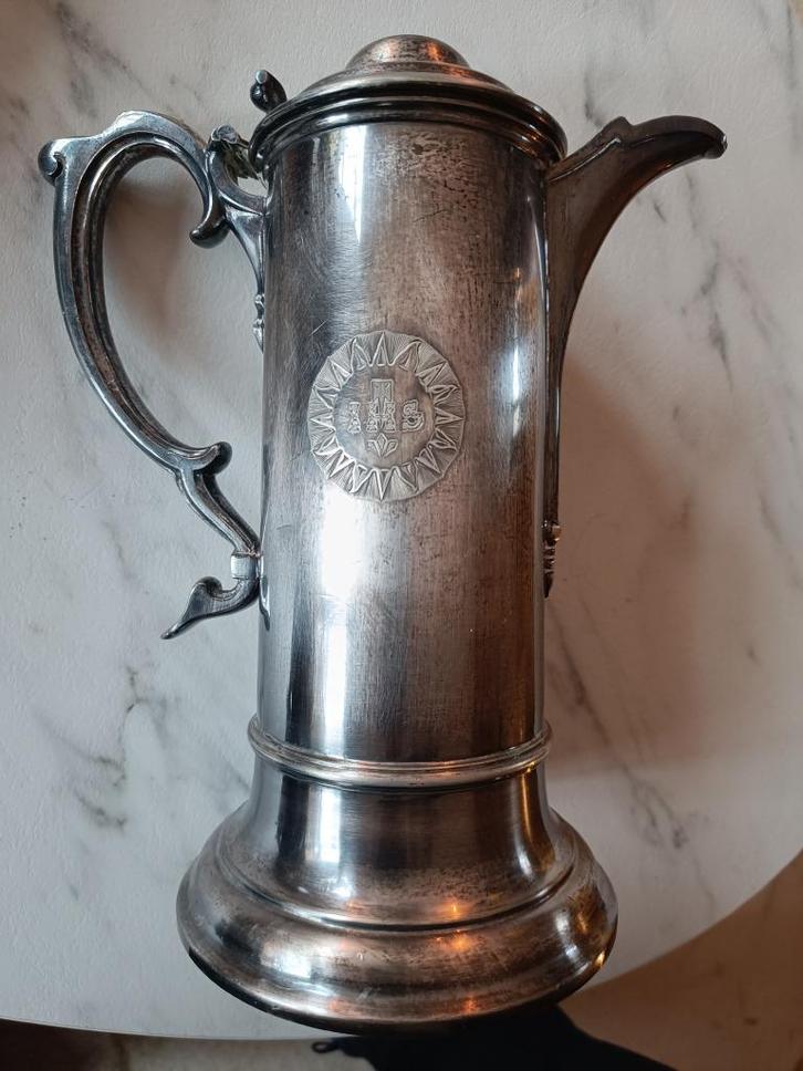 Antieke Kan Sterling Silver van Walker & Hall Sheffield, Antiek en Kunst, Antiek | Goud en Zilver, Zilver, Ophalen of Verzenden