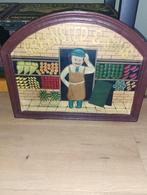 Vintage Houten Decoratie - Groenteboer, Ophalen of Verzenden, Gebruikt