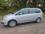 Opel Zafira 1.6  met airco / 7 persoons, Auto's, 74 €/maand, 4 cilinders, 7 stoelen, Grijs