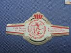 Sigarenband Voetbalclub Feyenoord Rotterdam , café K. Voogd, Ophalen of Verzenden, Zo goed als nieuw, Sigarenbandjes