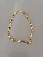 Massief gouden armbandje., Sieraden, Tassen en Uiterlijk, Armbanden, Ophalen of Verzenden, Zo goed als nieuw, Goud